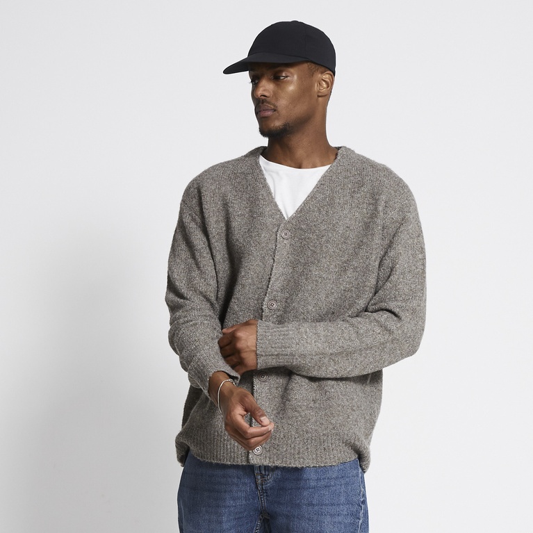 Knit cardigan "David" Light Brown